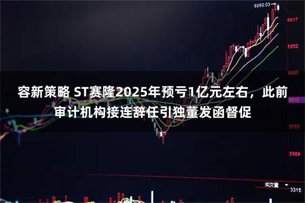 容新策略 ST赛隆2025年预亏1亿元左右，此前审计机构接连辞任引独董发函督促