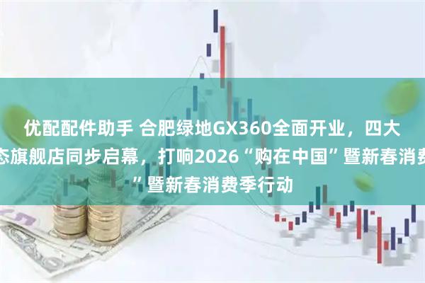 优配配件助手 合肥绿地GX360全面开业，四大主力业态旗舰店同步启幕，打响2026“购在中国”暨新春消费季行动